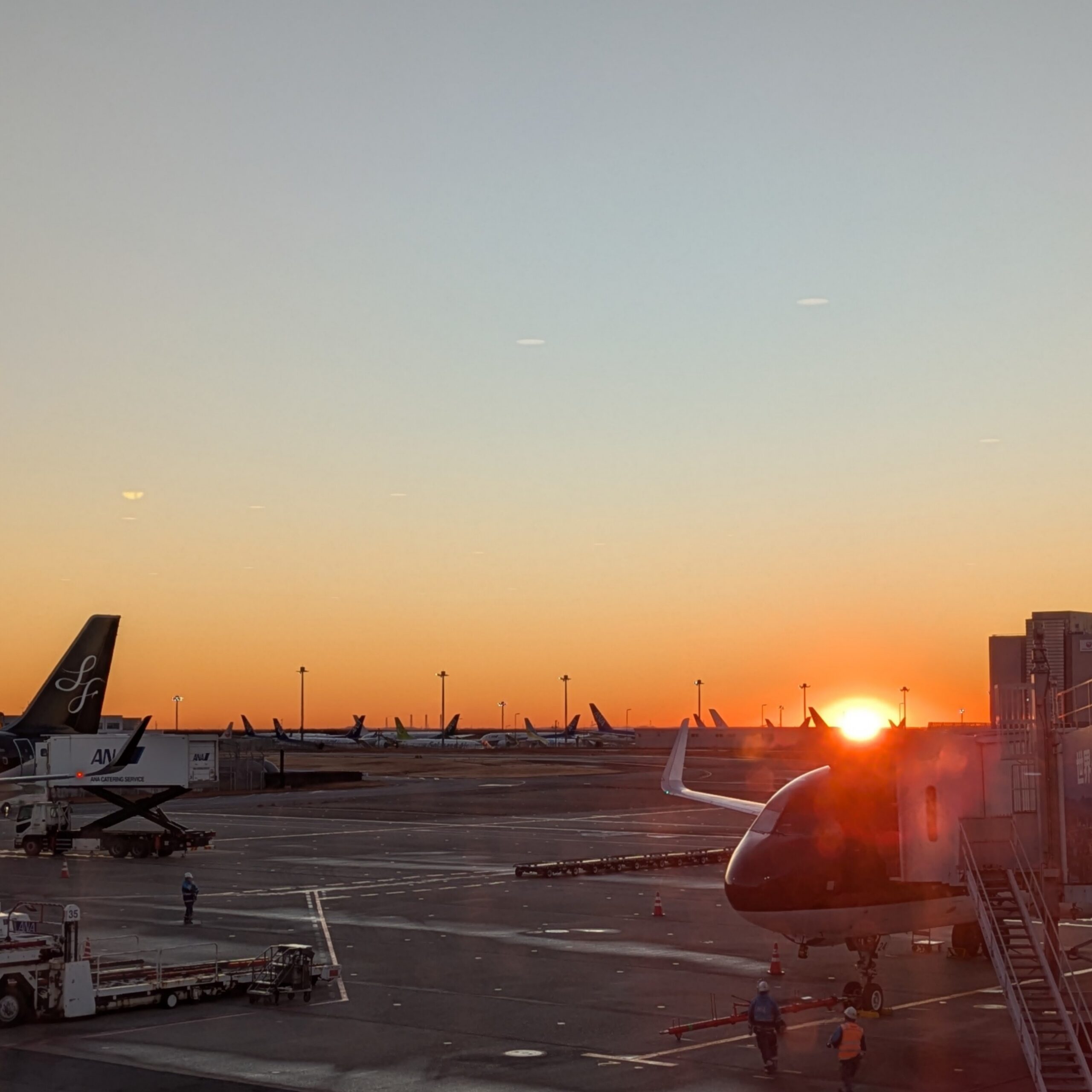 朝のグラデーション